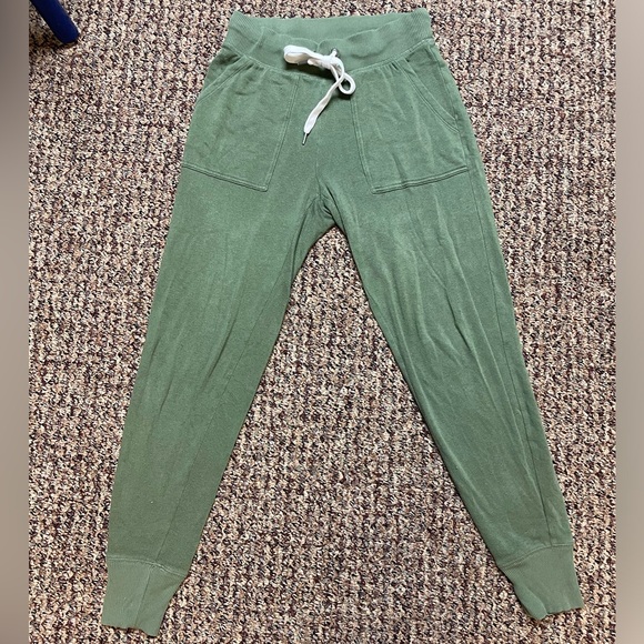 Aerie Olive Green Jogger Sweatpants, Size XS - Picture 2 of 7
